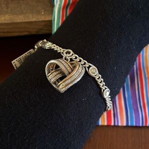 NWT Neptune's Rings Woven Heart Bracelet
